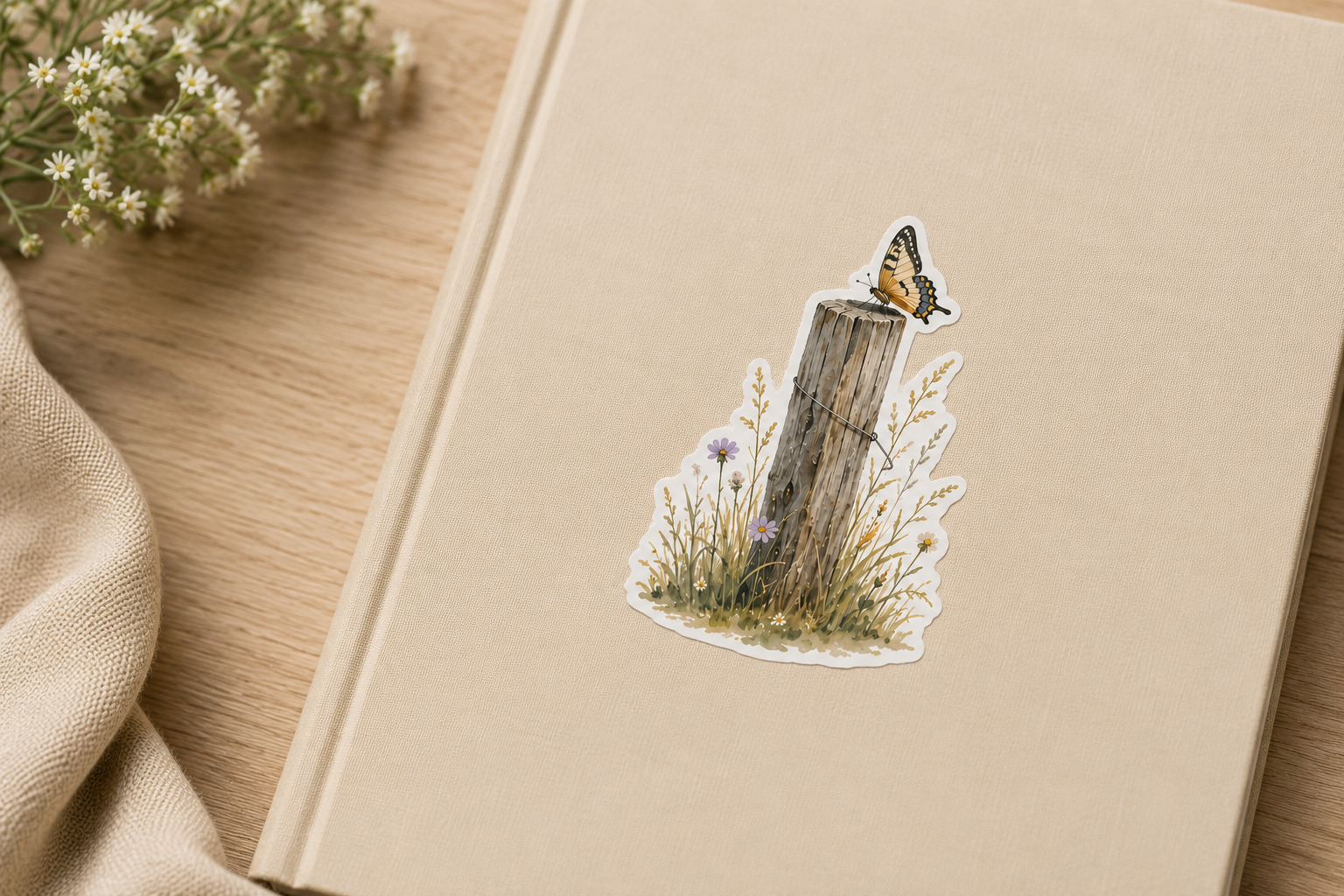 At the horse stables Printable Sticker