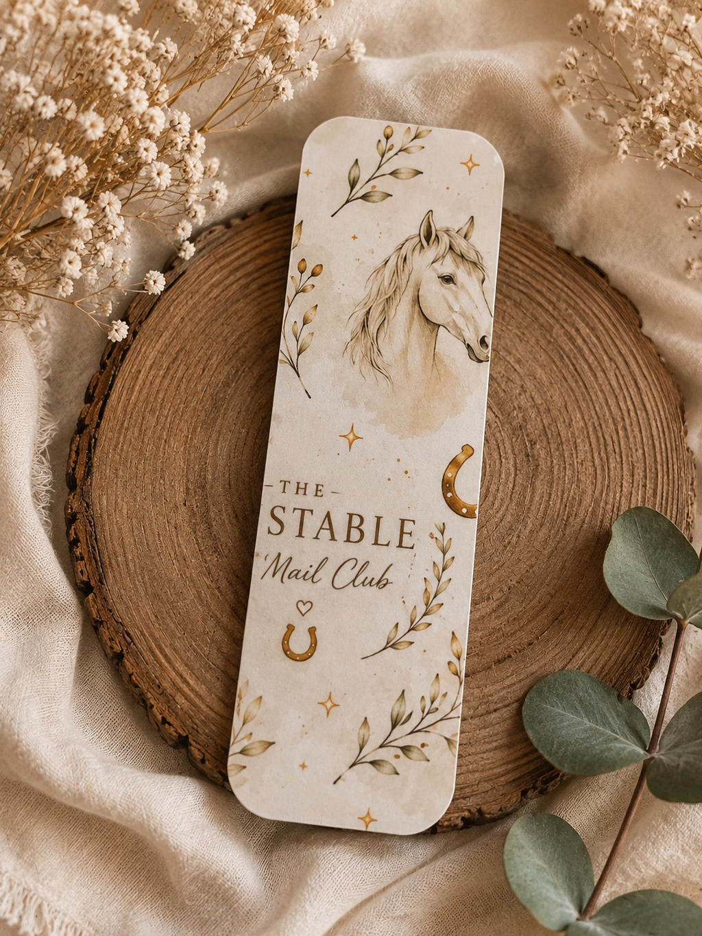 A Little Pause – Double-Sided Horse Bookmark