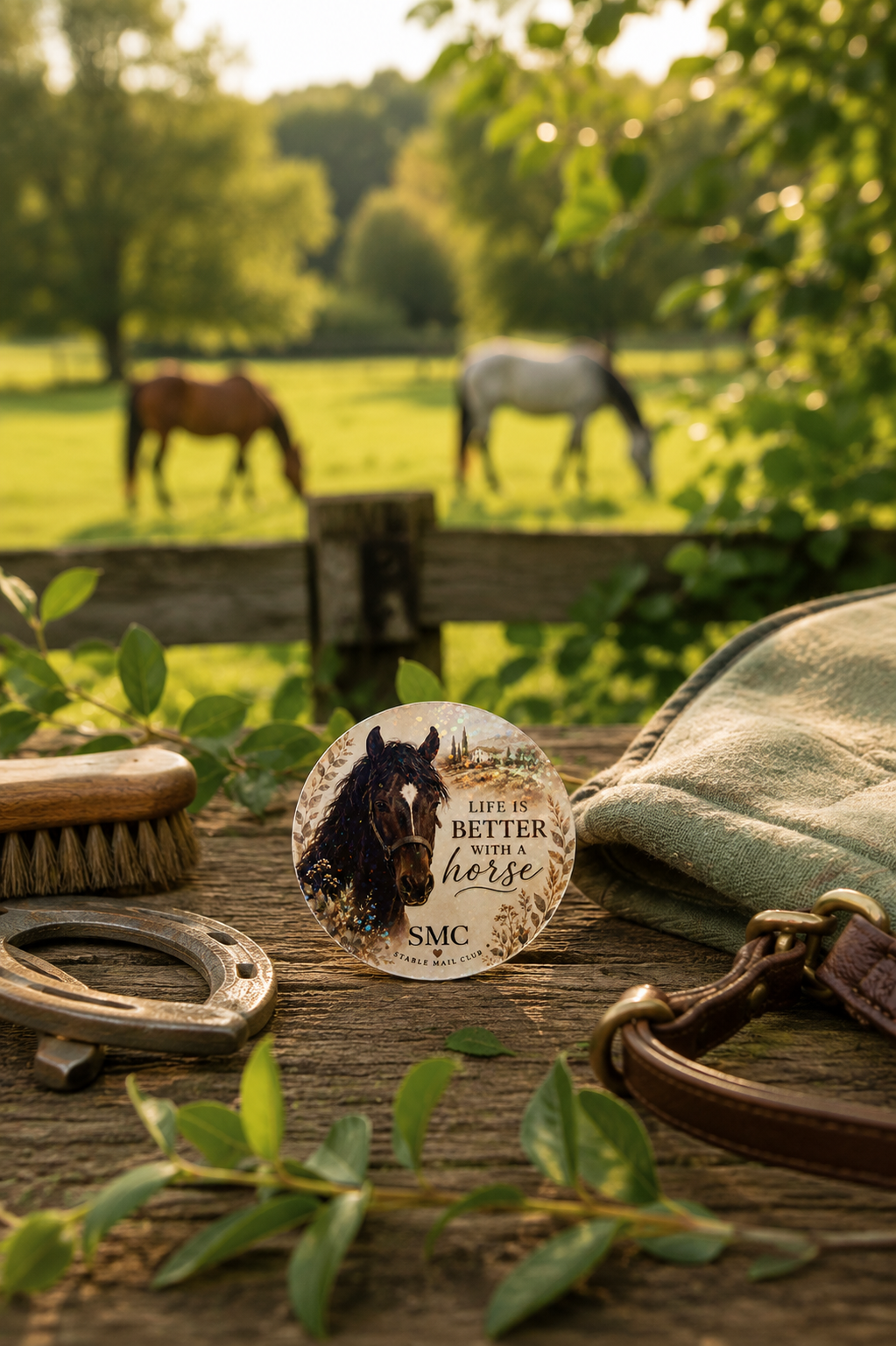 Life Is Better With a Horse – Handmade Magnet