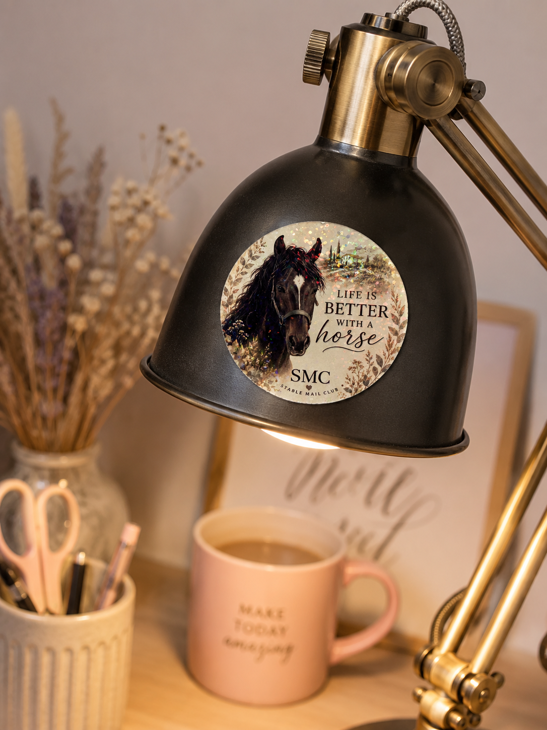 Life Is Better With a Horse – Handmade Magnet