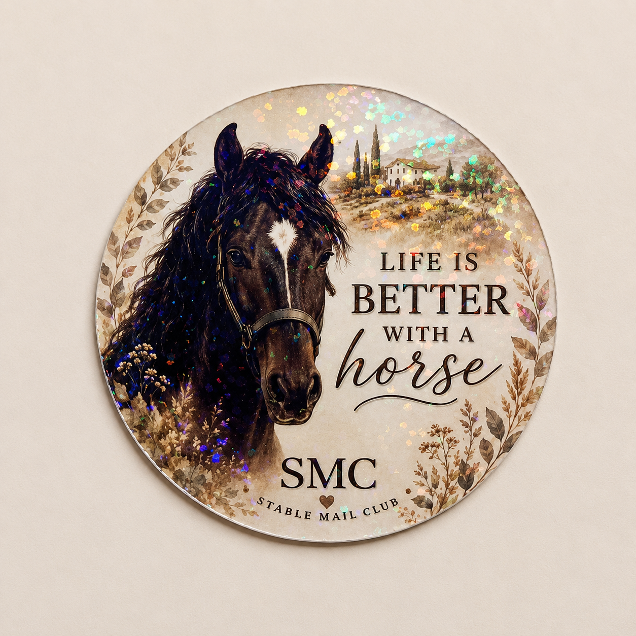 Life Is Better With a Horse – Handmade Magnet